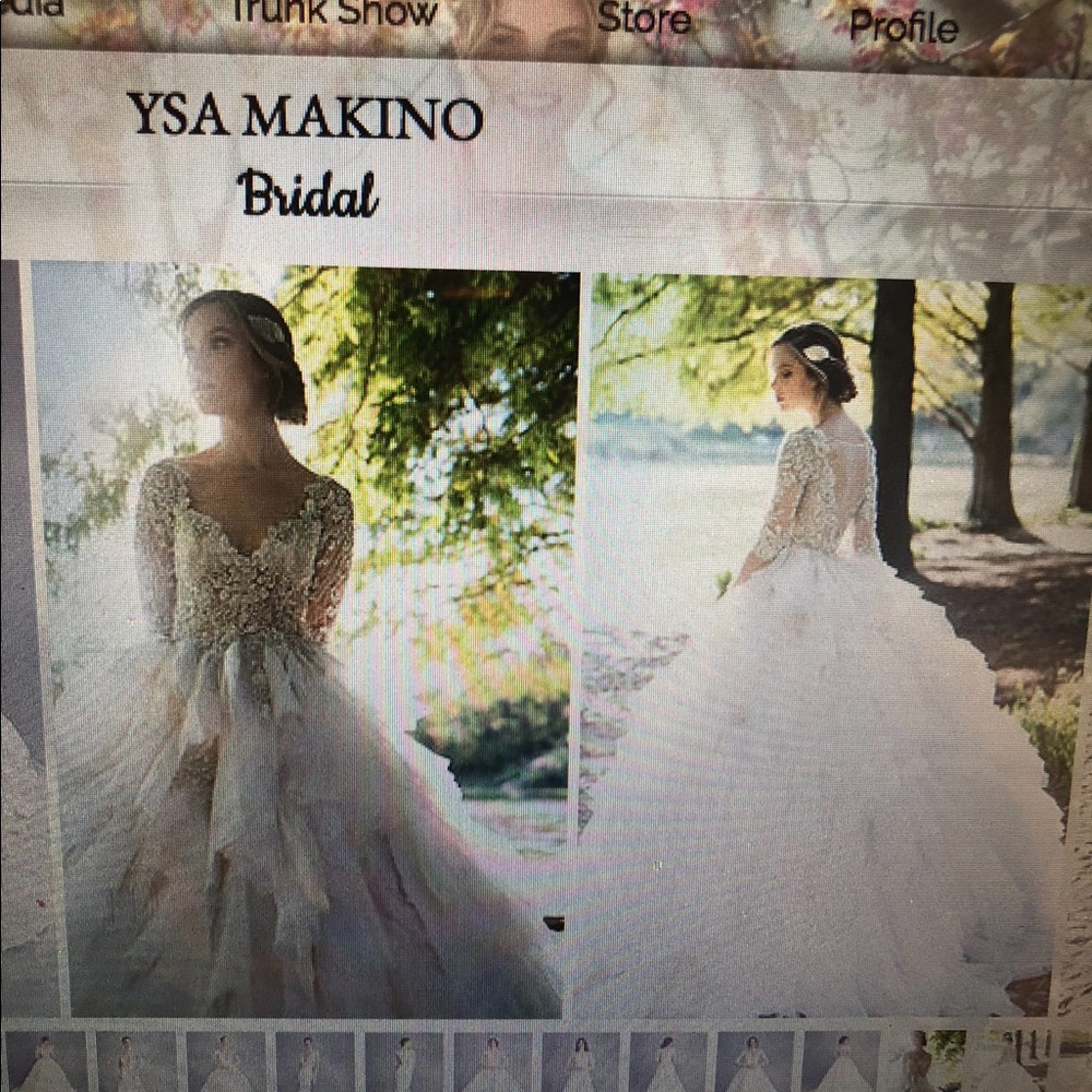 Steven Yurik wedding dress size 10 ball gown new